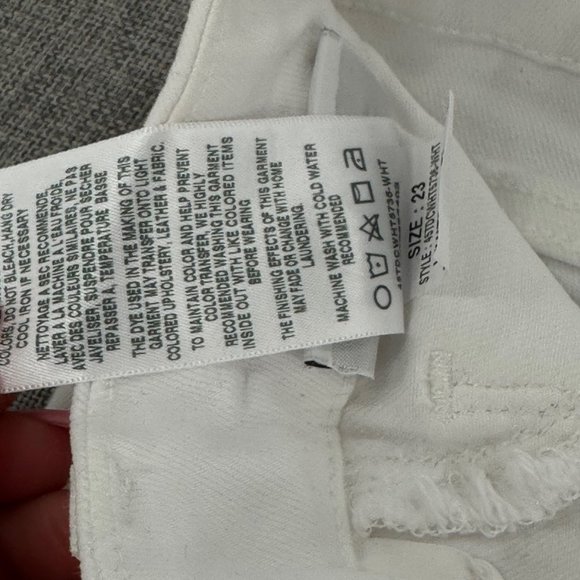 Joes Flawless High Waisted Jeans White Curvy Bootcut Waist 23" Flattering Sexy - Picture 6 of 16